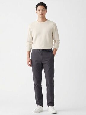 Muji Men’s Dark Grey Chinos Business Casual Pants Size M 30x30